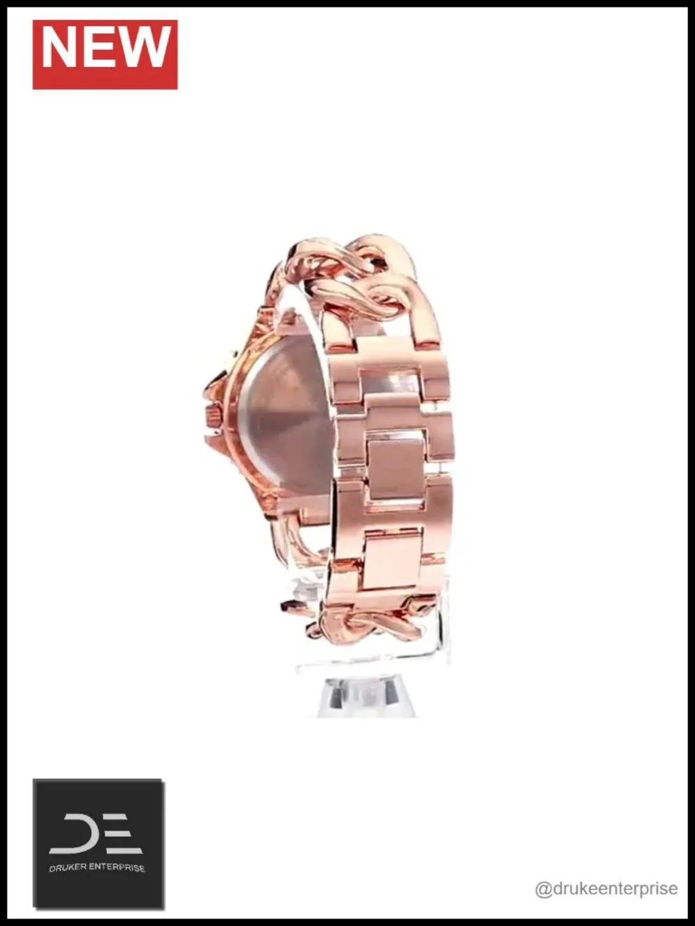 Women's Quartz Stainless Steel and Alloy Wrist Watch with Rhinestone Bezel